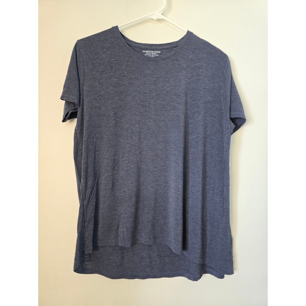 Majestic Filatures Shirt Extra Fine Superwash Deluxe Tee Shirt Short Sleeve M 3